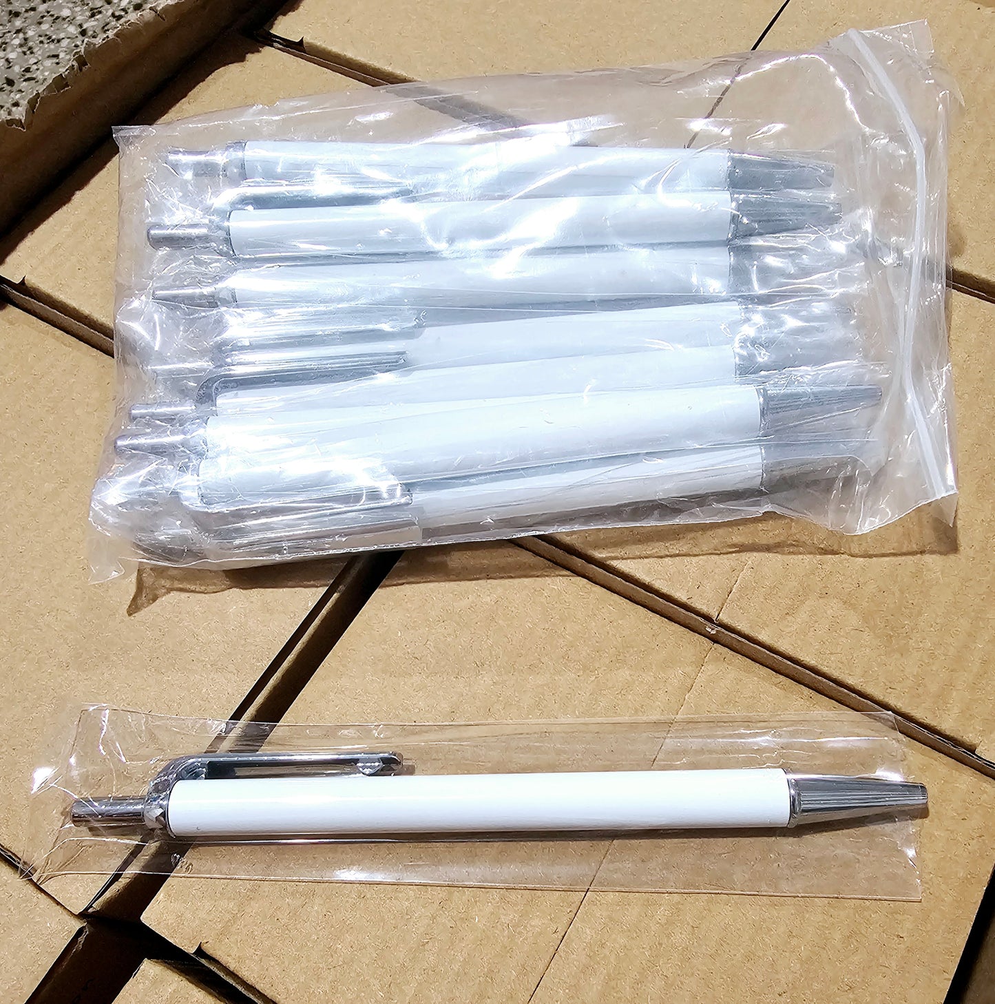 Pen for sublimation aluminium with silver metal