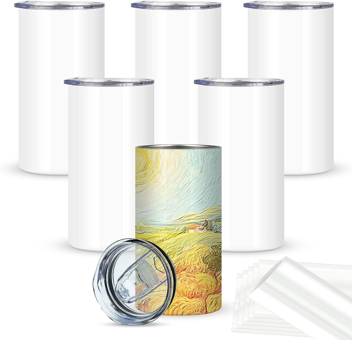 Vaso insulado recto para sublimar 12oz