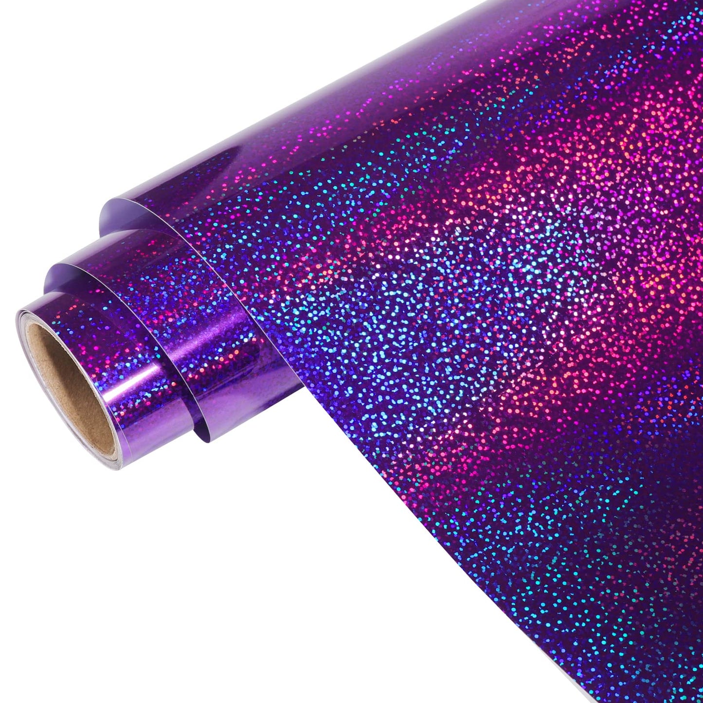 adhesive holographic sparkle purple 12"x36"
