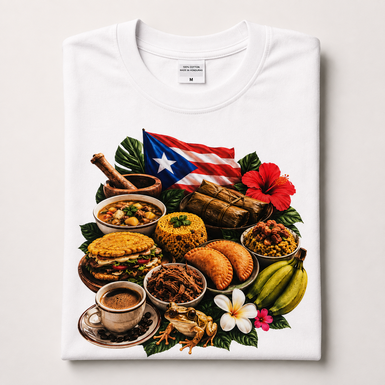 Camisa comida de PR XL niño 18-20