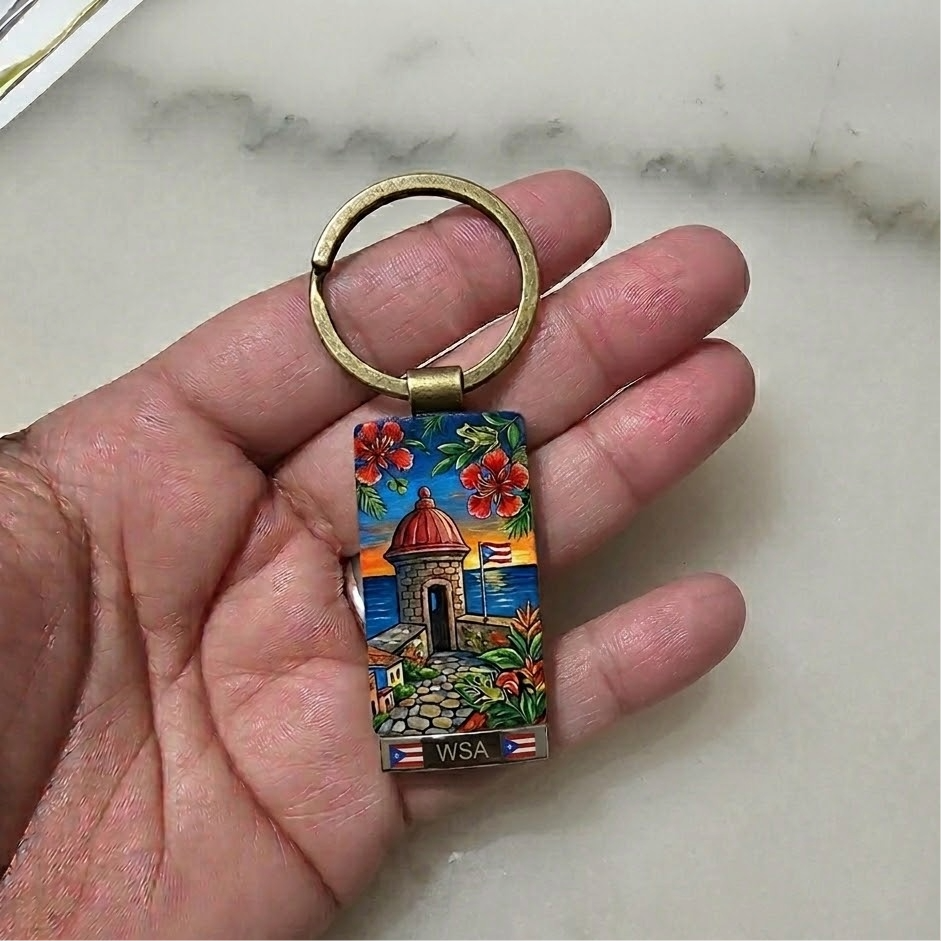 llavero madera y metal para grabado laser