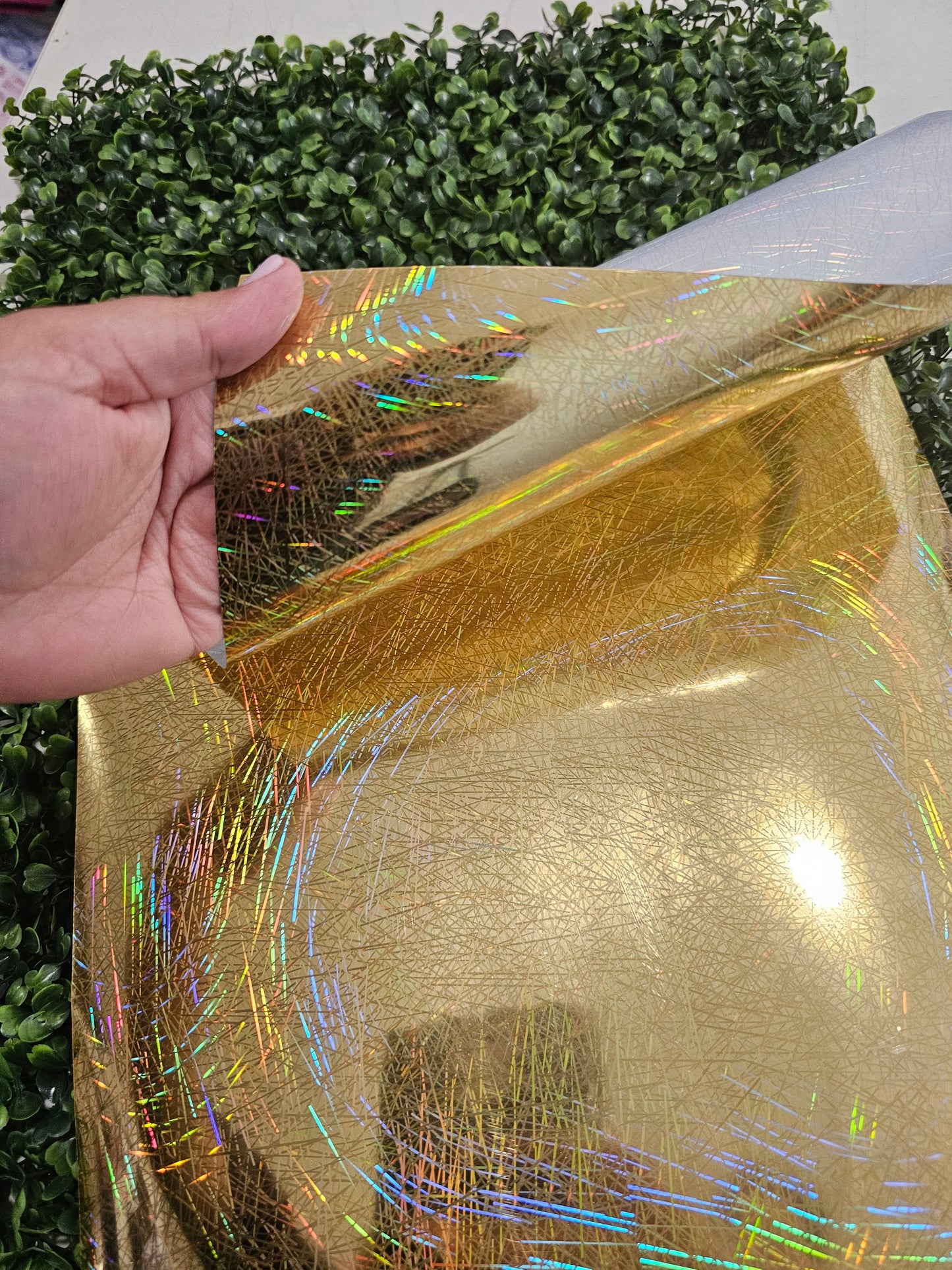 vinilo textil holo hilos 20"x36"