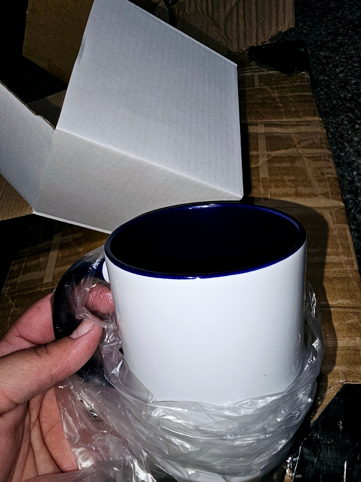 11oz mug colored inside