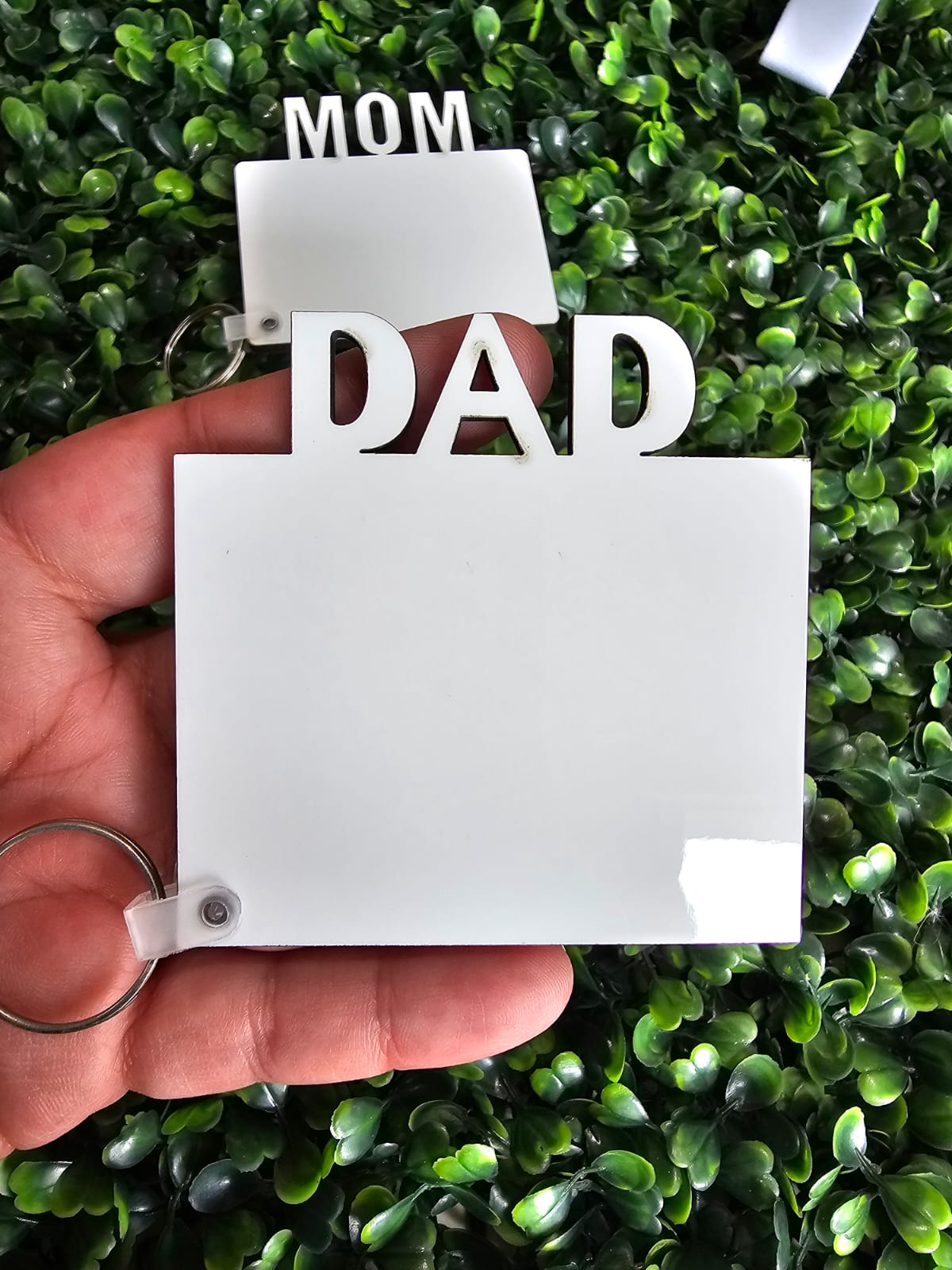 dad keychain mdf sublimation