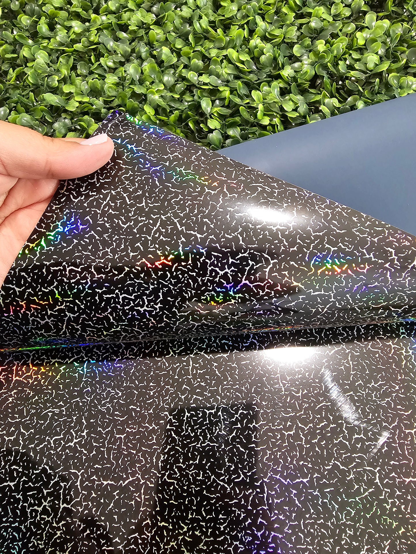 vinilo textil holo crack 20"x36"