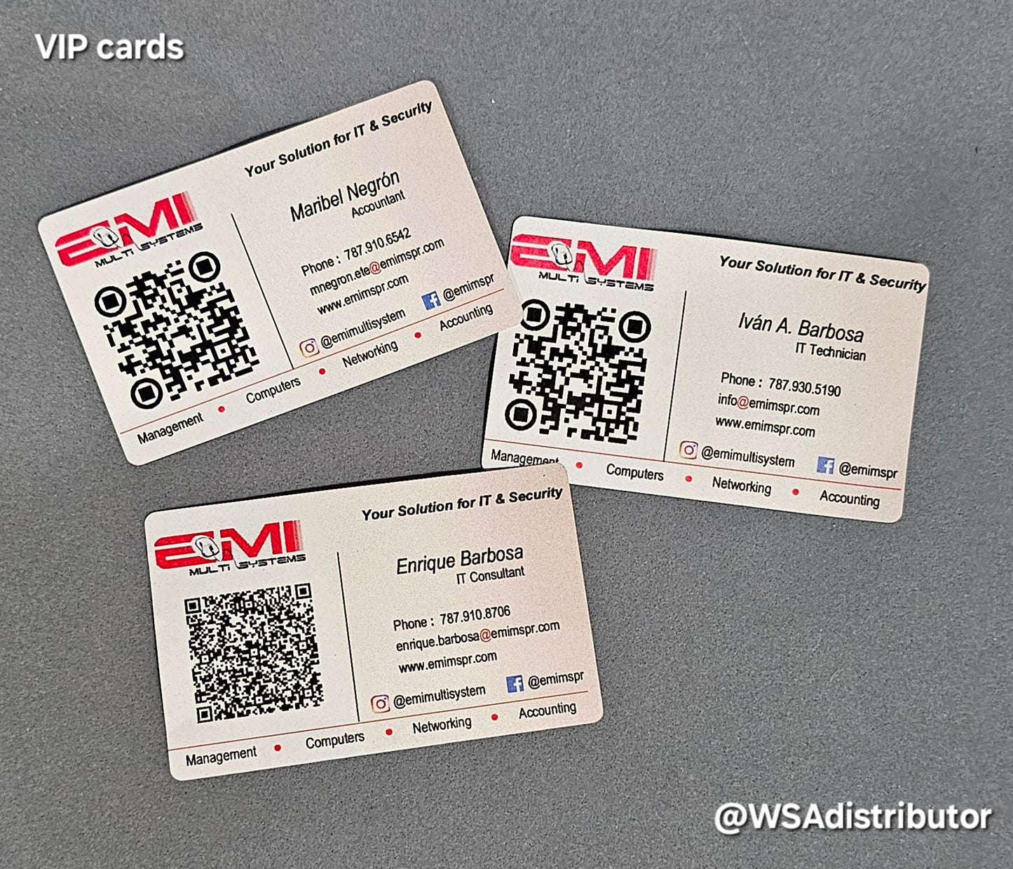 Sublimation business cards