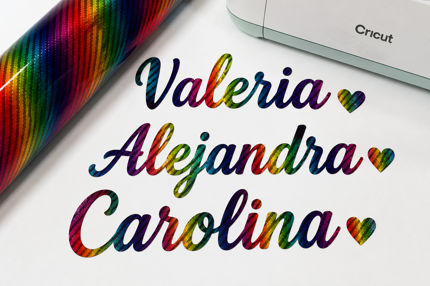 Vinilo adhesivo rainbow carbon 12"x36"