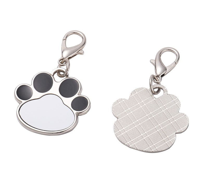 keychain paw charm sublimation