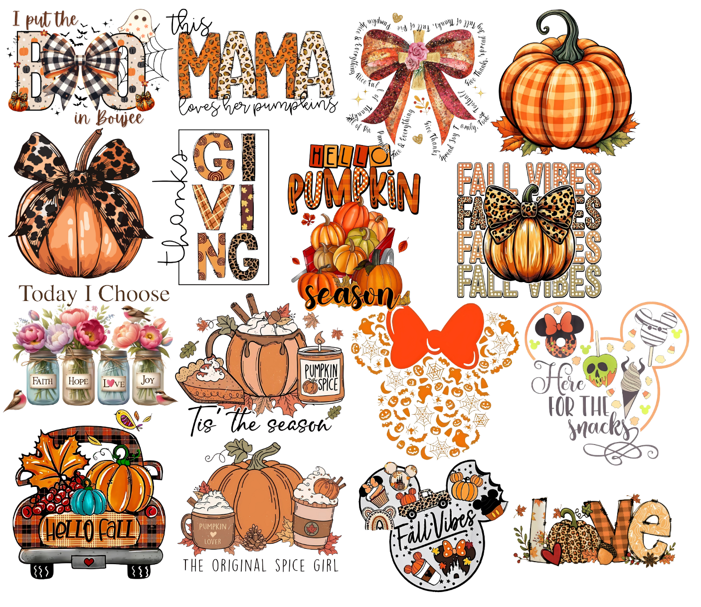 DTF transfers and supplies