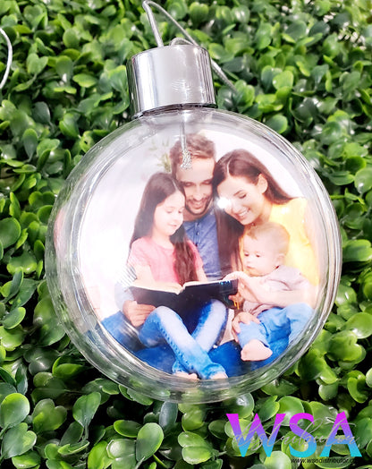 christmas ornament round 3 inches