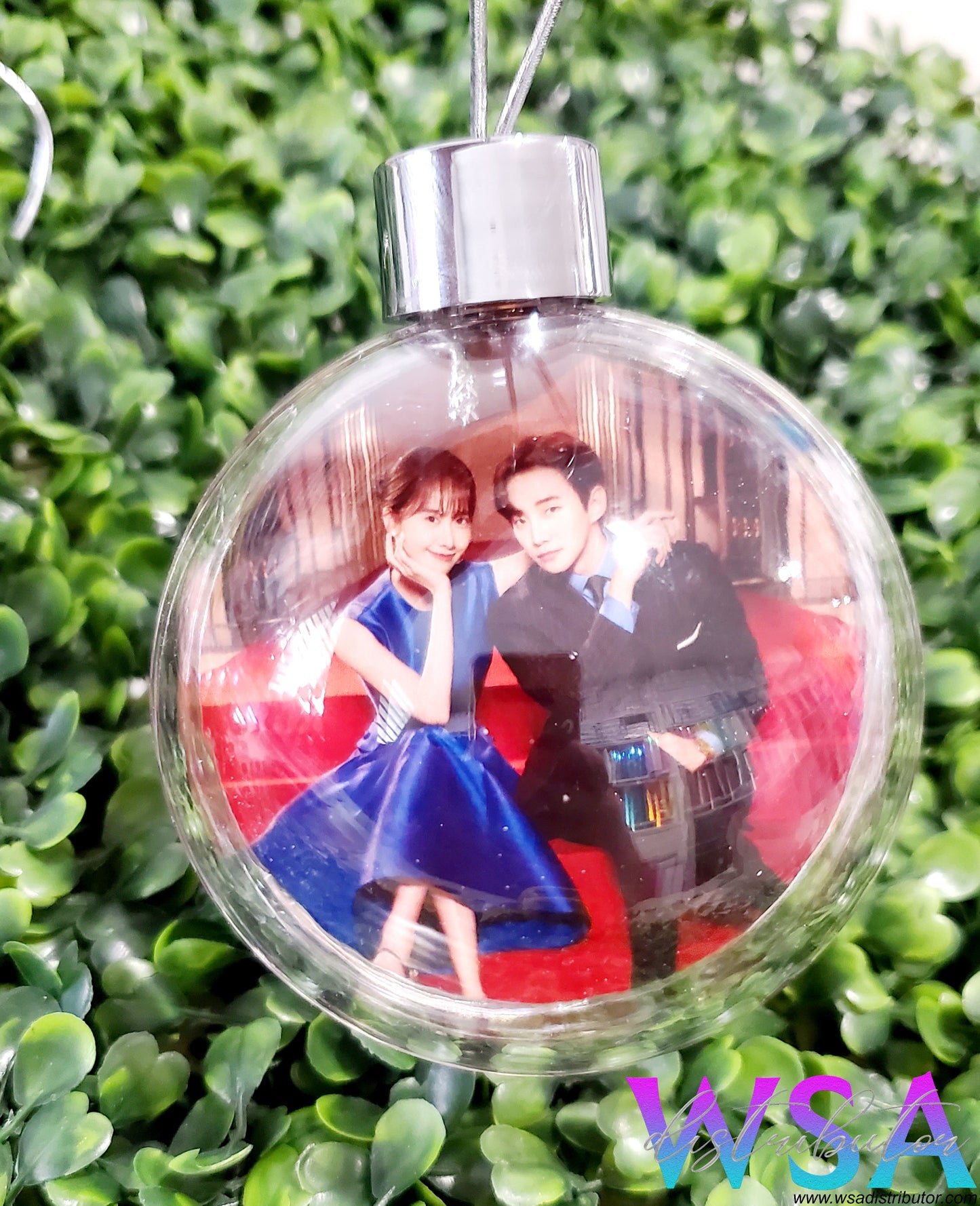 christmas ornament round 3 inches