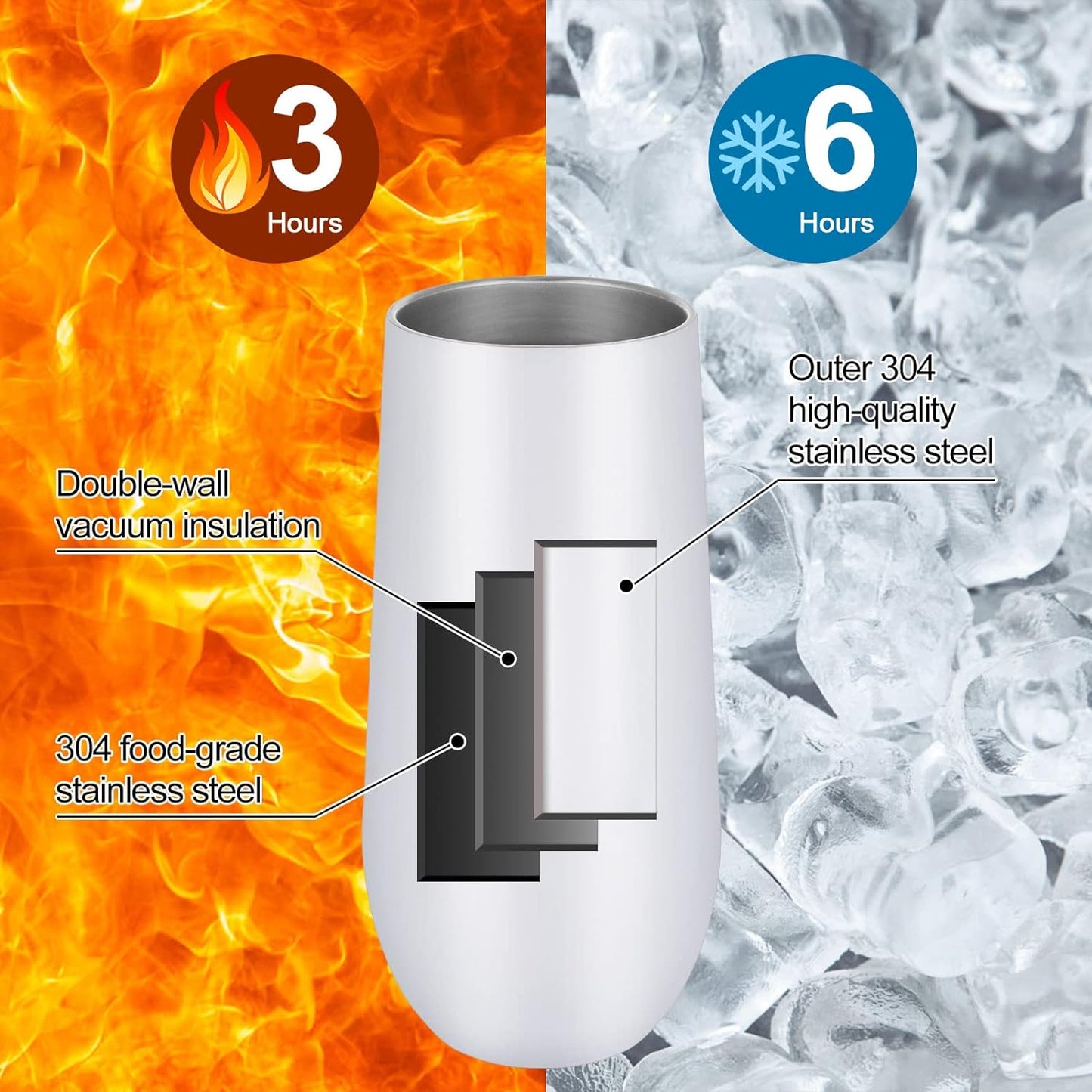 10oz egg tumbler for sublimation