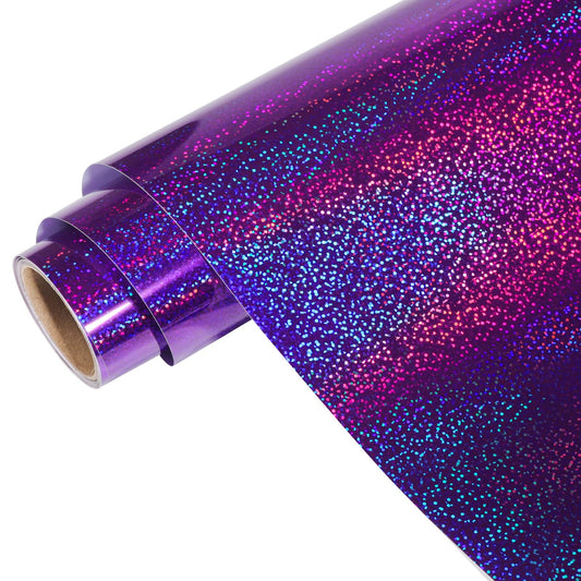 holographic sparkle purple adhesive vinyl