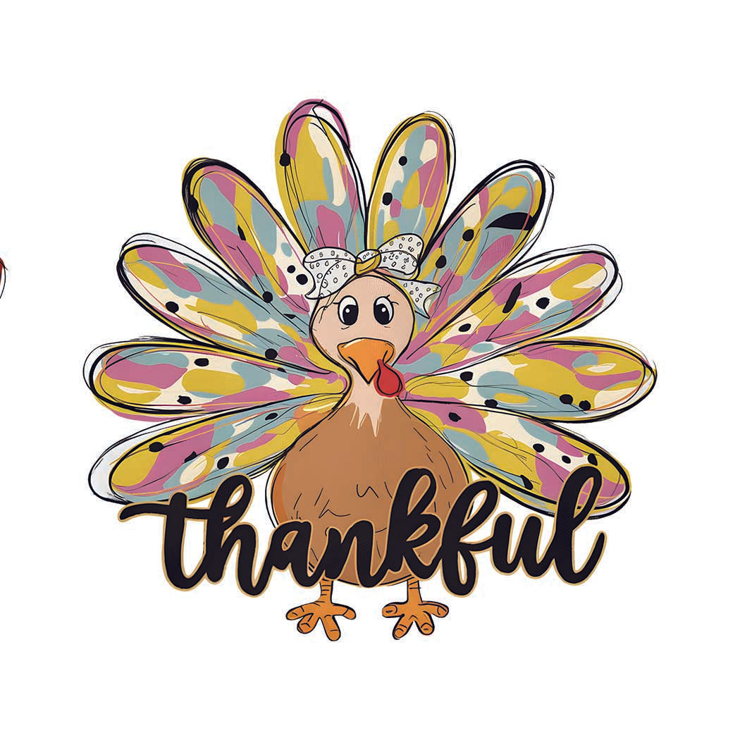 DTF transfer THANKSGIVING92