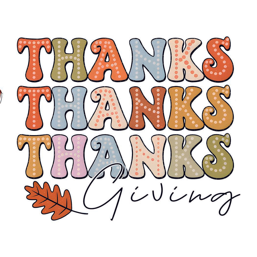 DTF transfer THANKSGIVING94