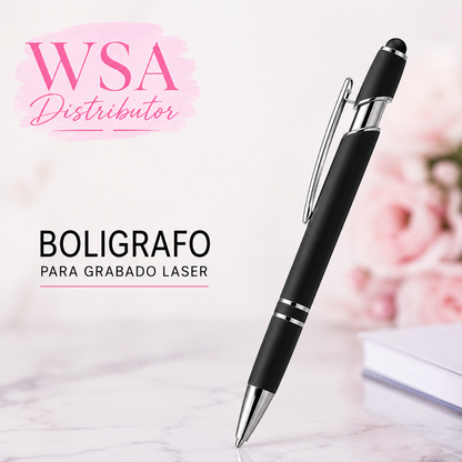 boligrafo negro para grabado laser