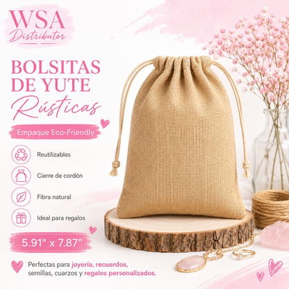 bolsa linnen 5.91"x7.87" kraft