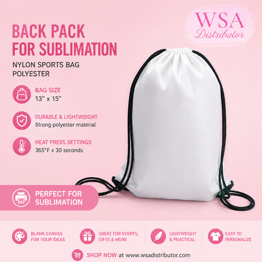 Backpack for sublimation