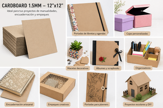 cardboard 12"x12"x1.5mm