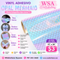 vinilo adhesivo opal mermaid 12"x36"