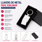 sublimation metal keychain