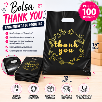 bolsa de entrega 12"x15" 100 bolsas