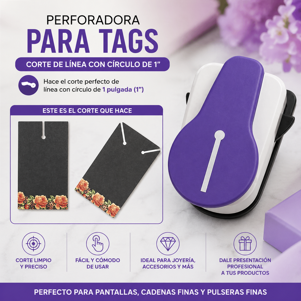 cortador para hacer tarjetas de aretes