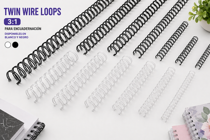 twin wire loops #34 variedad 12" de largo