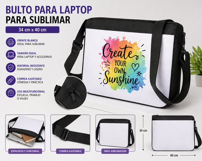 Sublimation laptop bag