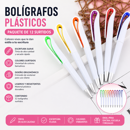 boligrafos plasticos