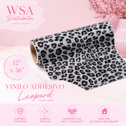 vinilo adhesivo leopard 12"x36"