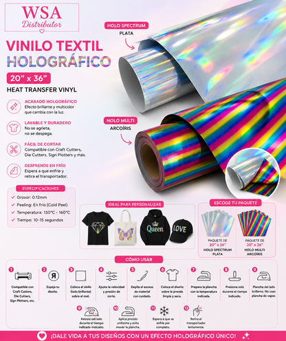 Holographic HTV 20"x36"