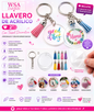 Acrylic keychain set 2 inches