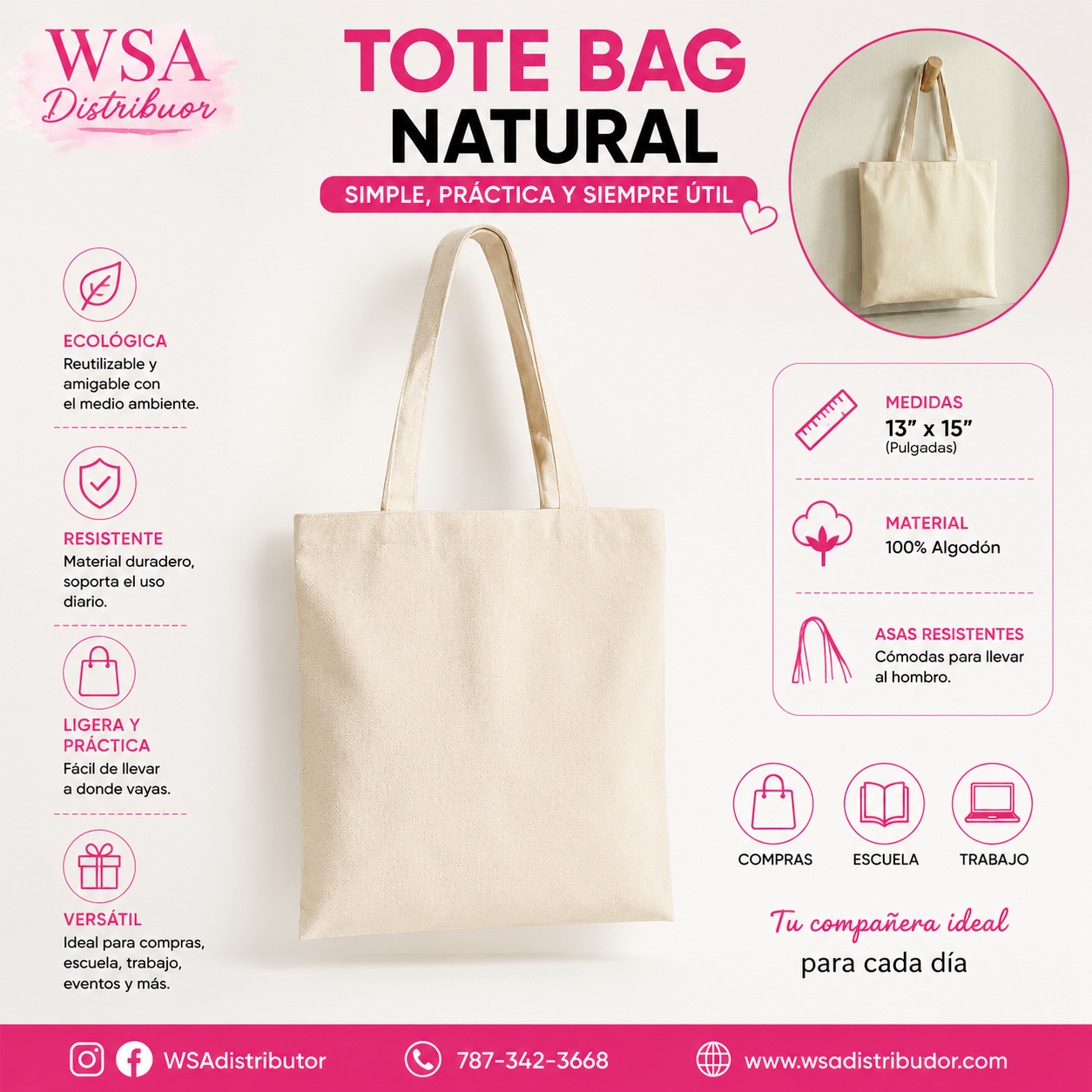 natural tote bags