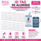 aluminum ID tag
