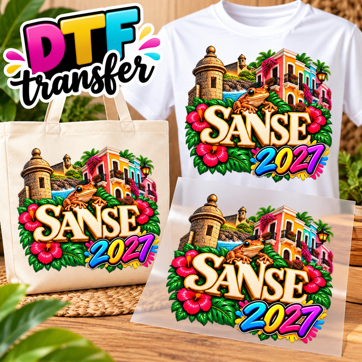 SANSE Impresiones DTF Transfers – Personaliza Todo Tipo de Tela
