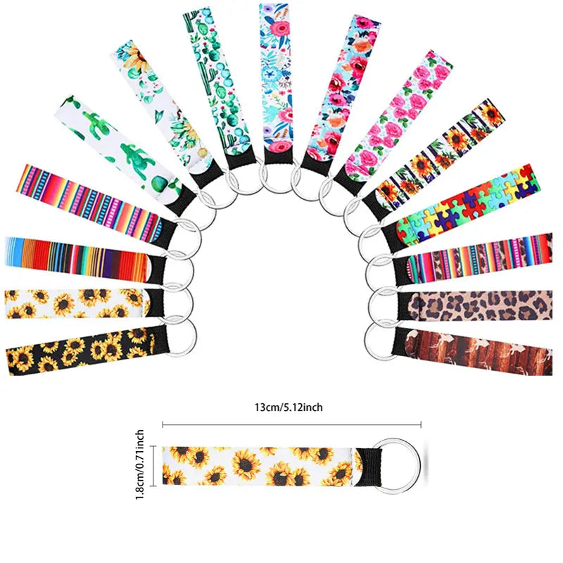 lanyard Neoprene Rubber Key chain