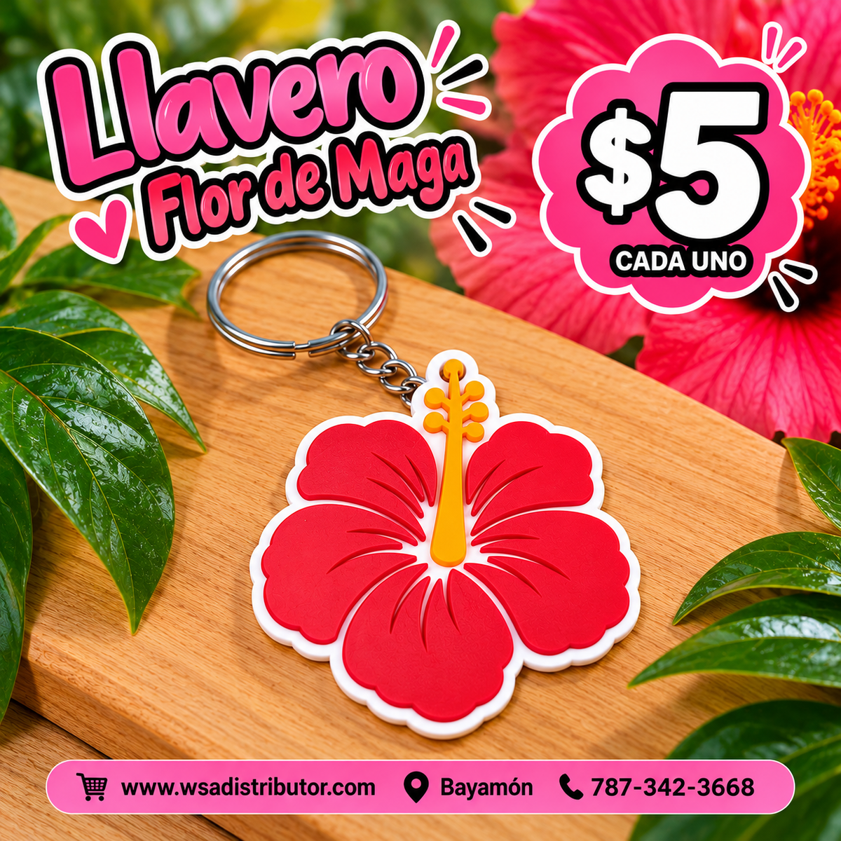 Llaveros Puertorriqueños Impresos en 3D 3"