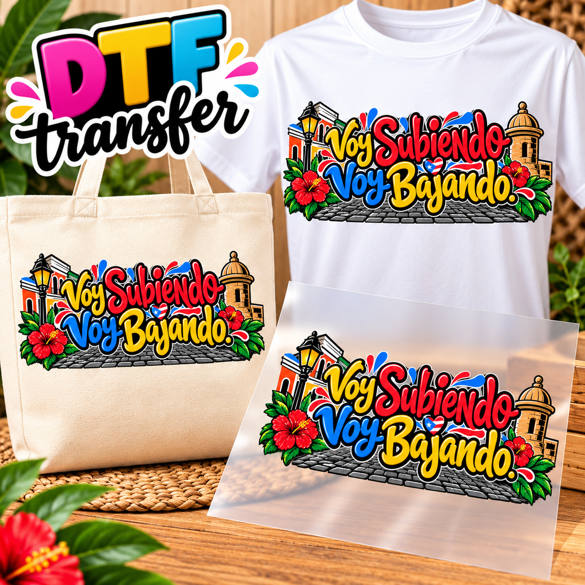 SANSE Impresiones DTF Transfers – Personaliza Todo Tipo de Tela