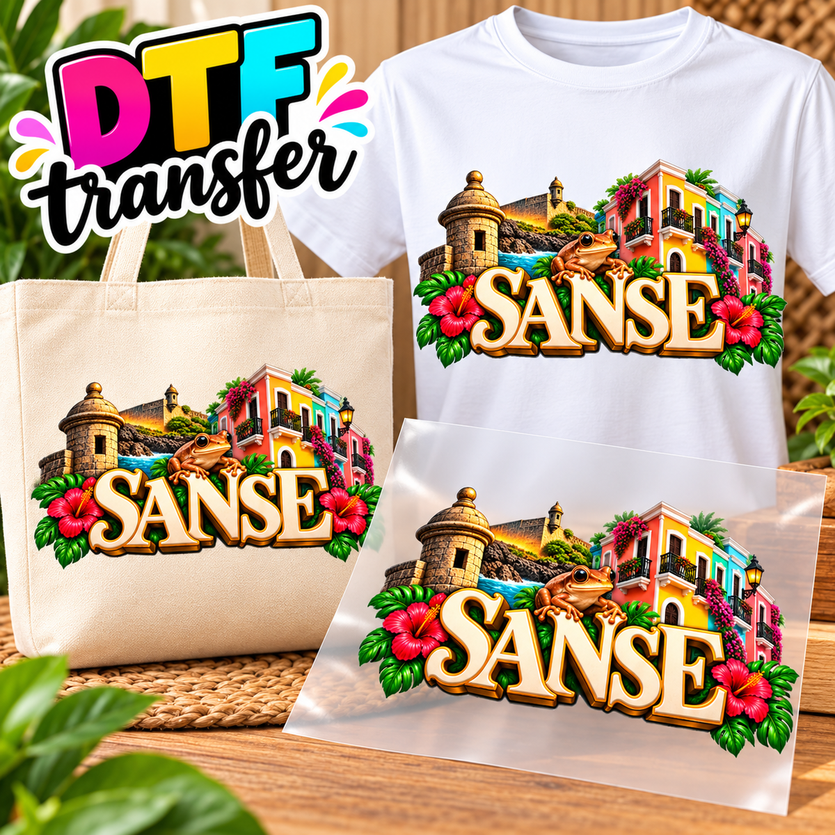 SANSE Impresiones DTF Transfers – Personaliza Todo Tipo de Tela