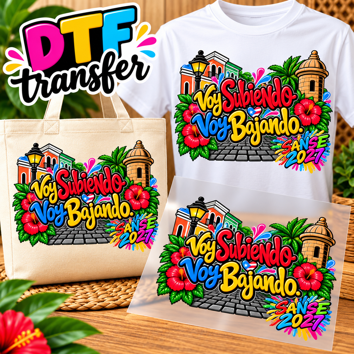 SANSE Impresiones DTF Transfers – Personaliza Todo Tipo de Tela