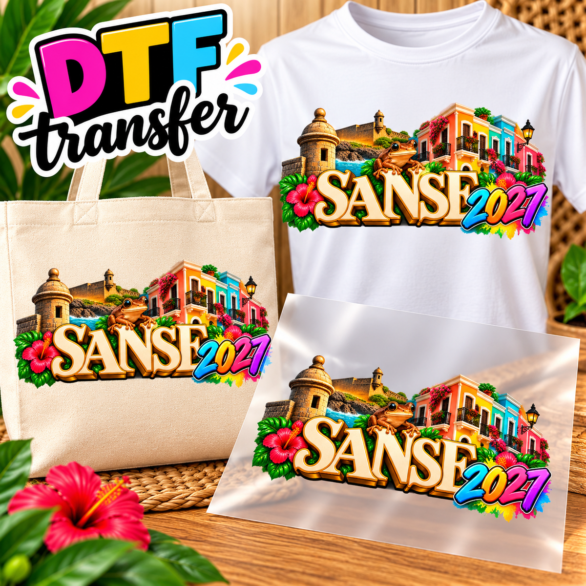 SANSE Impresiones DTF Transfers – Personaliza Todo Tipo de Tela