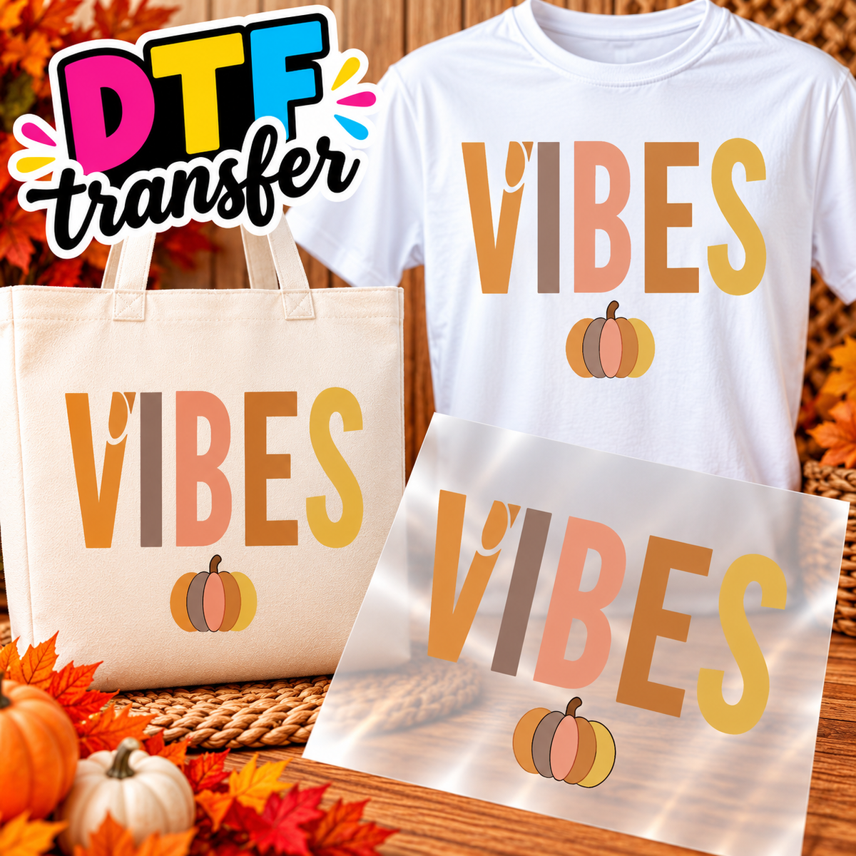 OTOÑO Impresiones DTF transfers - Personaliza Todo Tipo de Tela