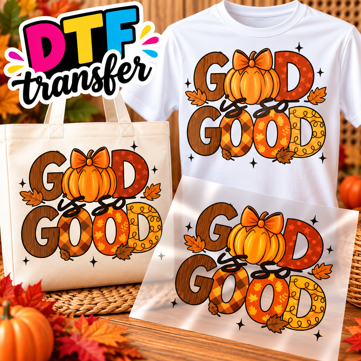 OTOÑO Impresiones DTF transfers - Personaliza Todo Tipo de Tela