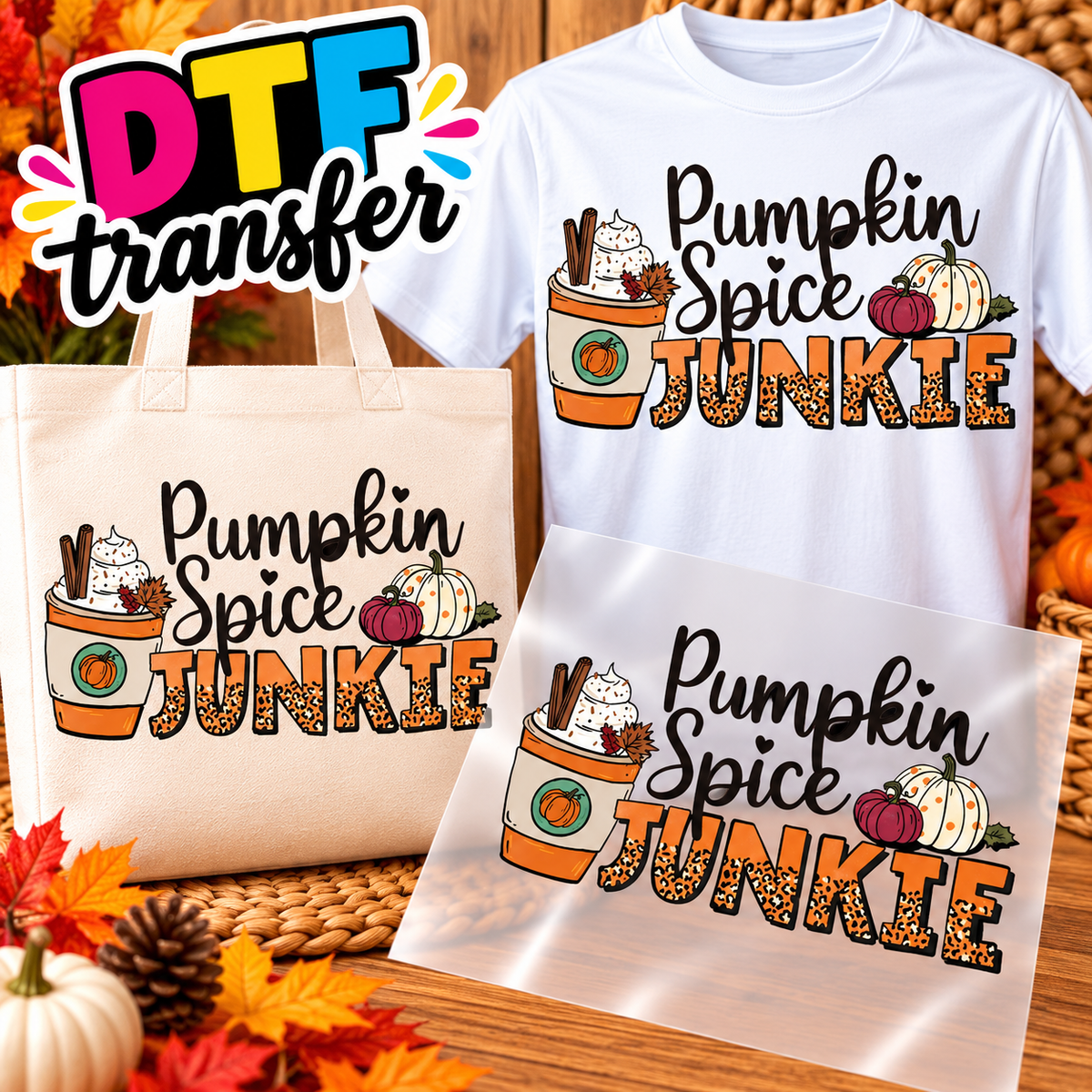 OTOÑO Impresiones DTF transfers - Personaliza Todo Tipo de Tela