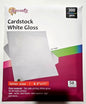 cardstock blanco gloss inkjet 300g