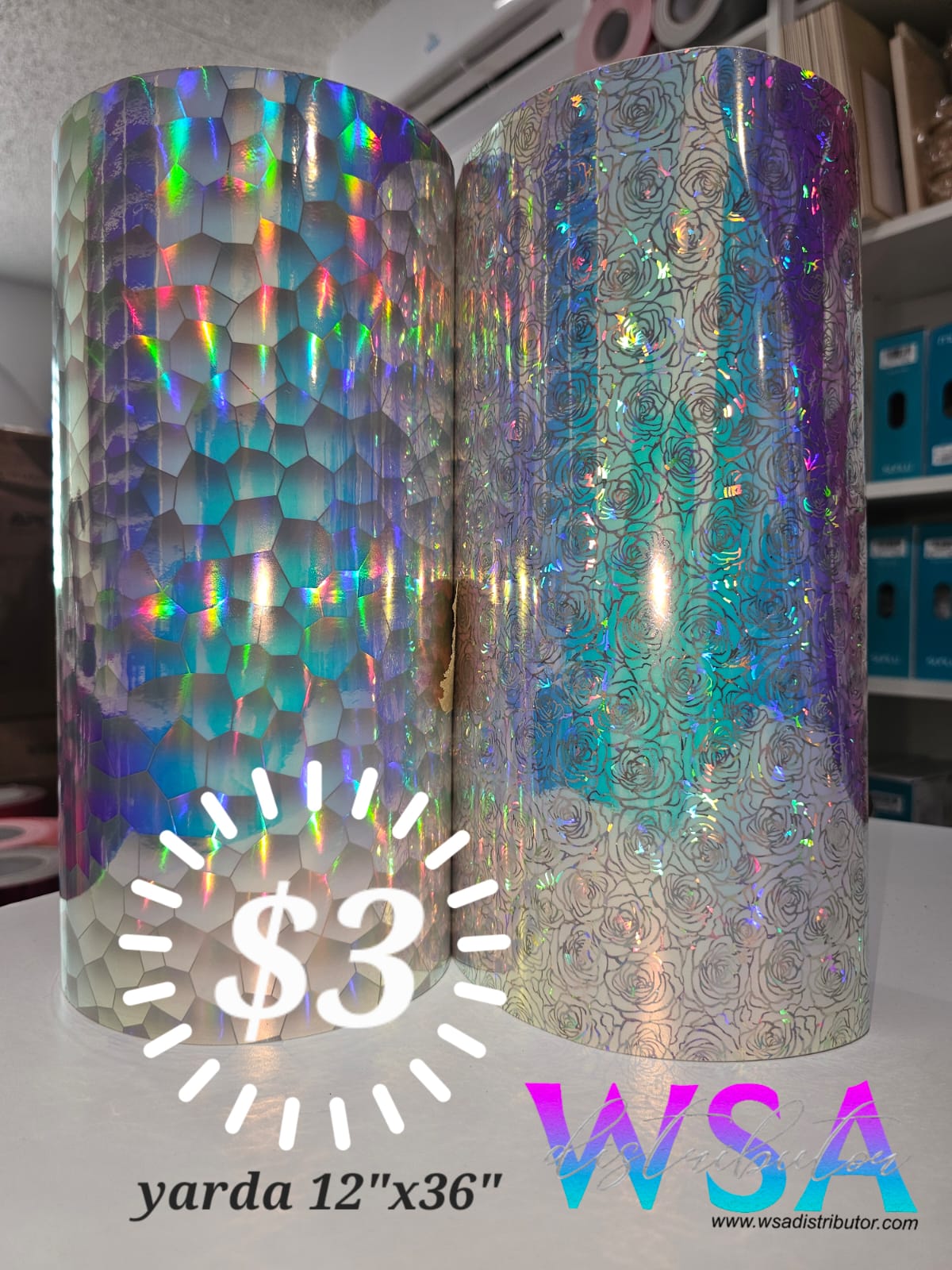 Holographic opal stickers variety