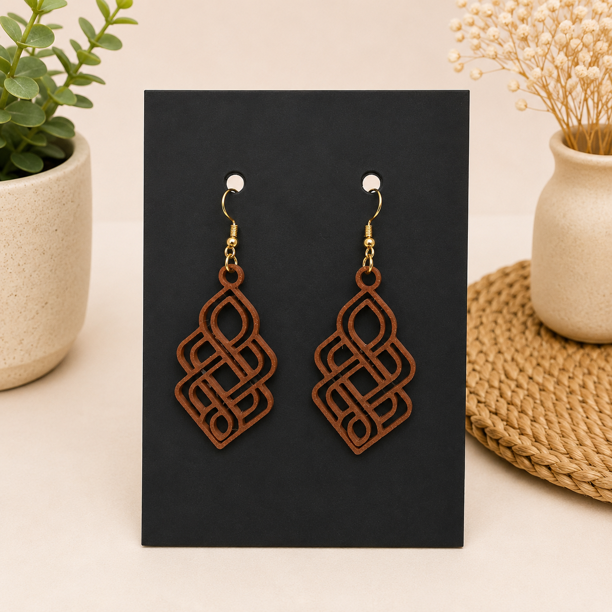 Aretes geométricos hechos aquí
