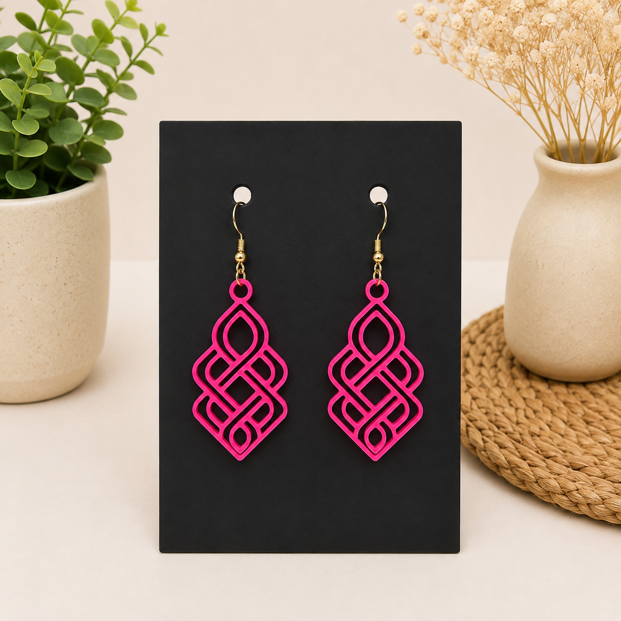 Aretes geométricos hechos aquí