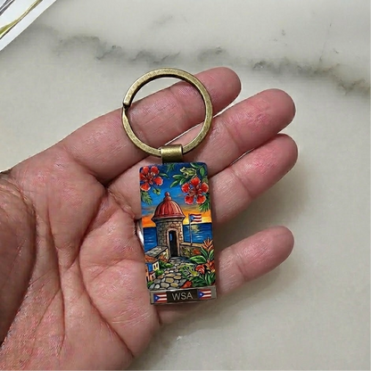llavero madera y metal para grabado laser